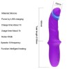 10 Speed Auto Thrusting and Heating Luxury Dildo USB Rechargeable